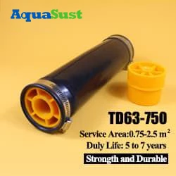 Lachin 63mm dyamèt 750mm EPDM aere tib difuzè